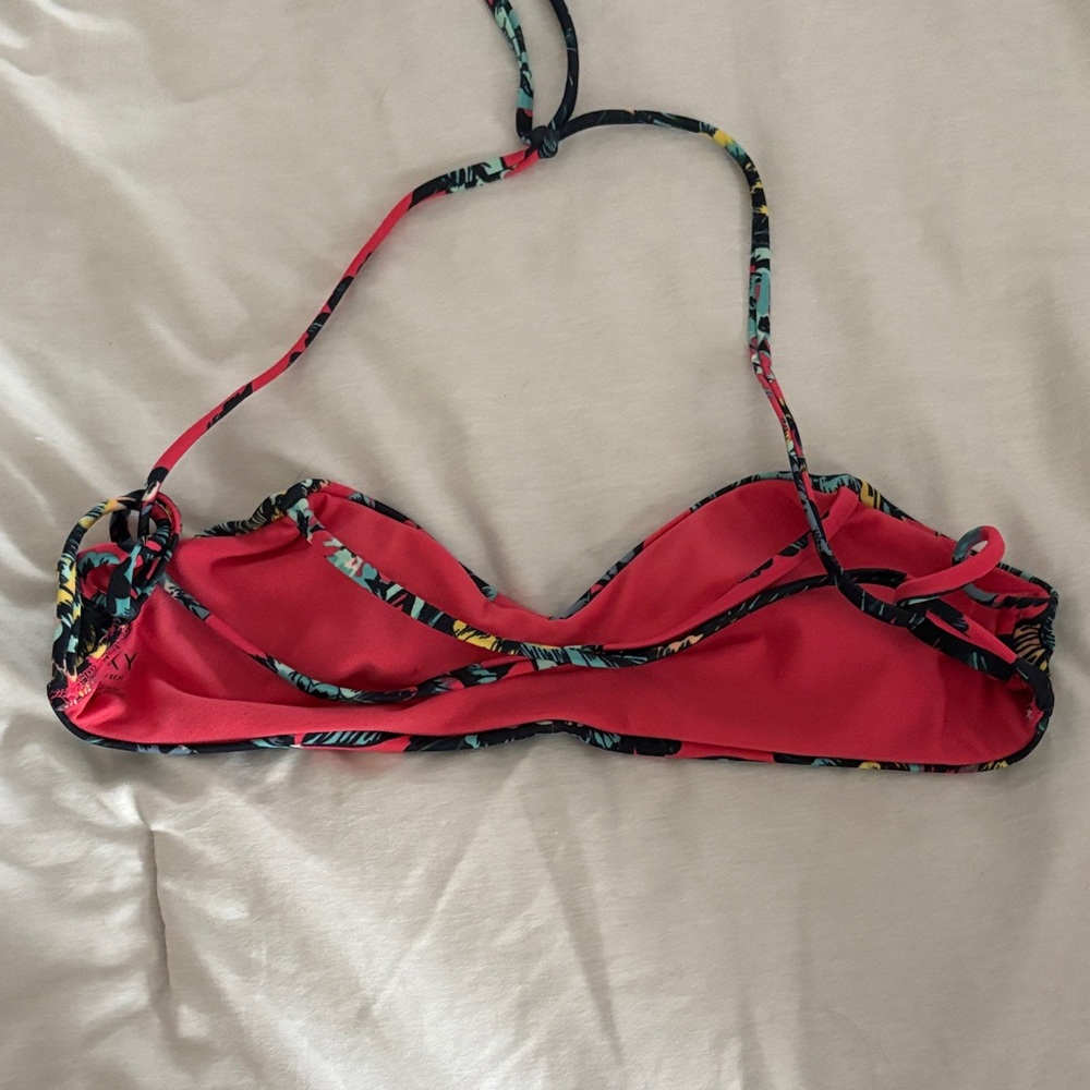 Roxy Floral Bikini Set with Strappy Top - Picture 4 of 5